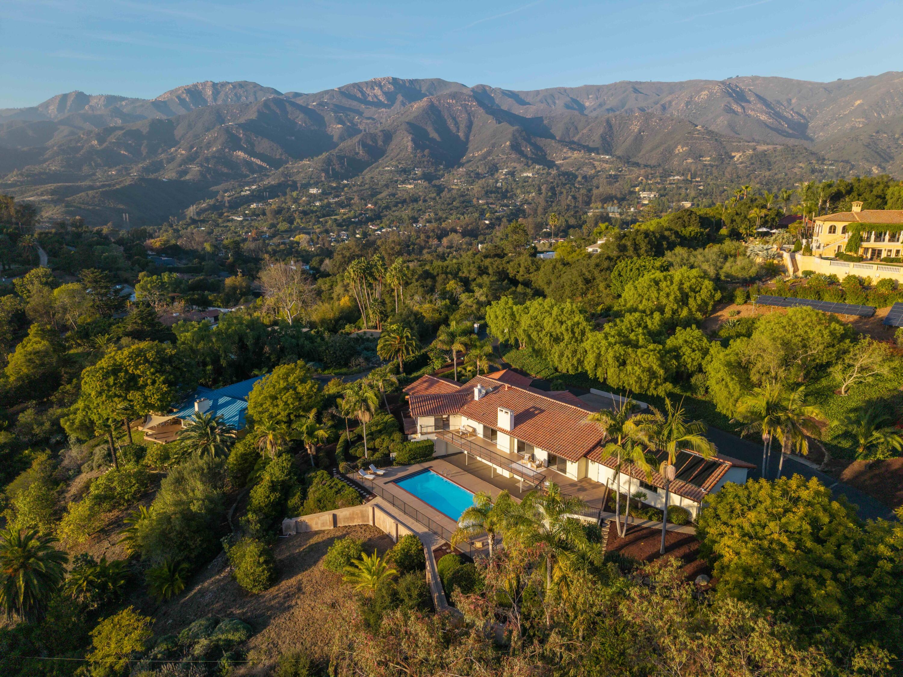 530 Barker Pass Road Santa Barbara, CA 93108 - Photo 66 of 77 Aerial clear - 530 Barker Pass Rd