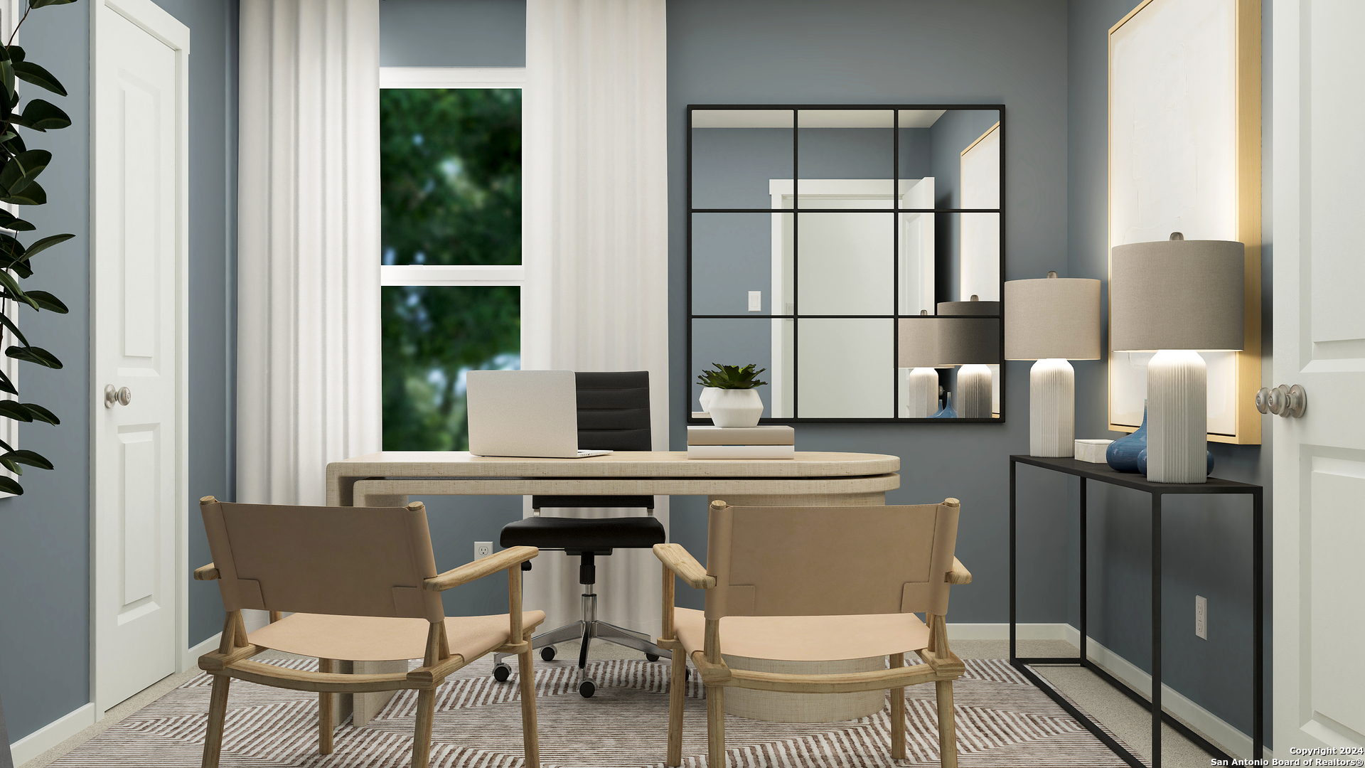 6845 Chert Chase Elmendorf, TX 78112 - Photo 4 of 22 a kitchen with a table chairs and a refrigerator