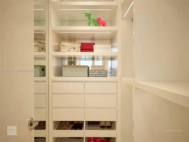 a view of an empty room