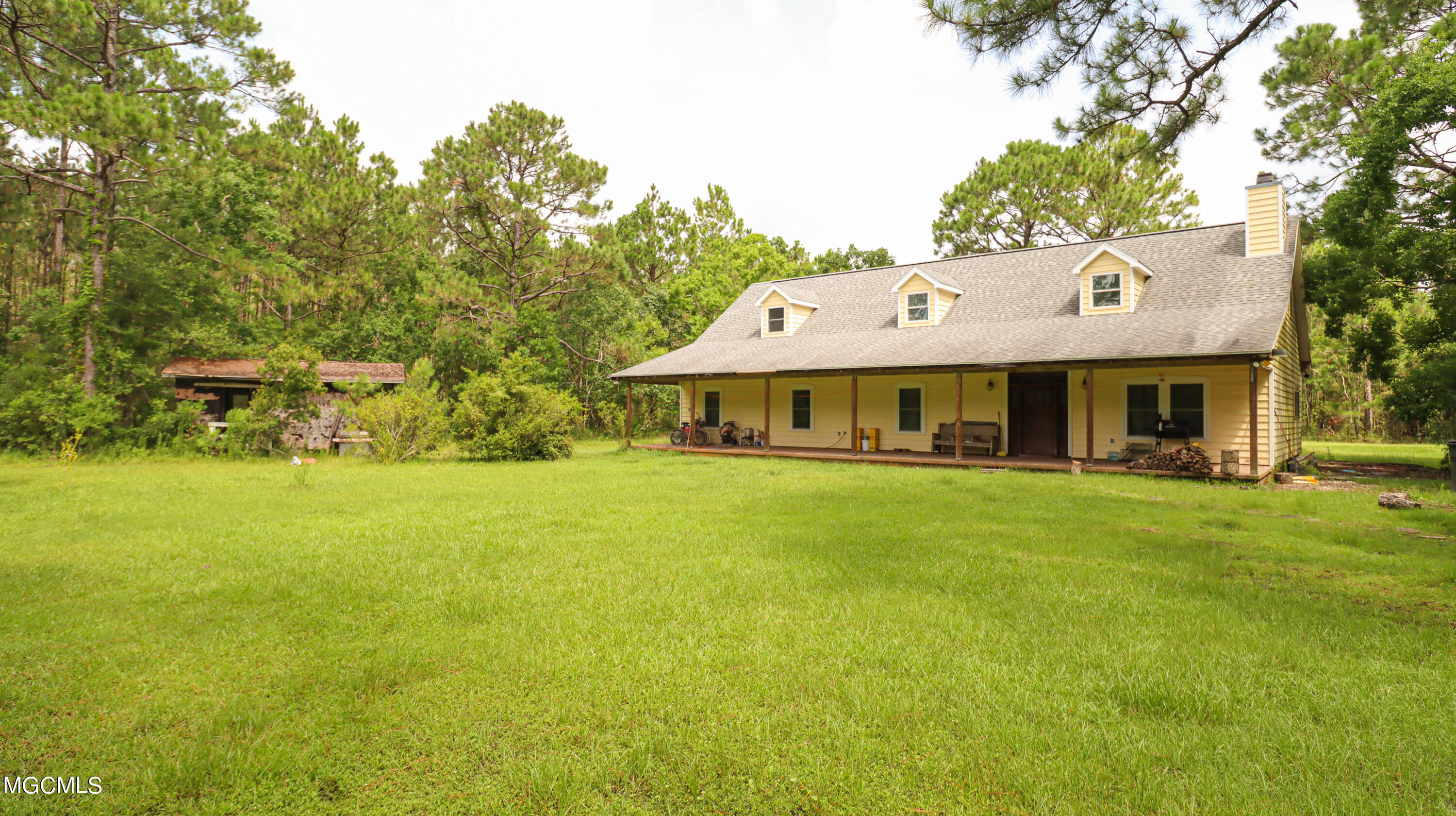 5328 Lower Bay Road Bay St. Louis, MS 39520 - Photo 28 of 29 Front view of huge front yard