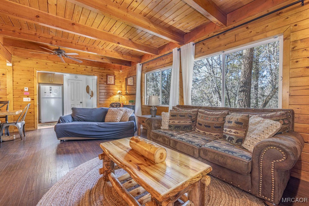 43411 Sheephorn Road Big Bear Lake, CA 92315 - Photo 7 of 50 a living room with furniture and a large window