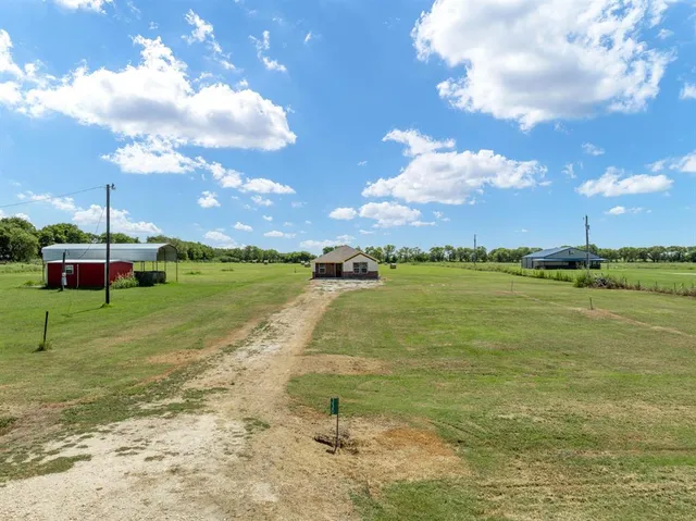 a view of a lake with houses