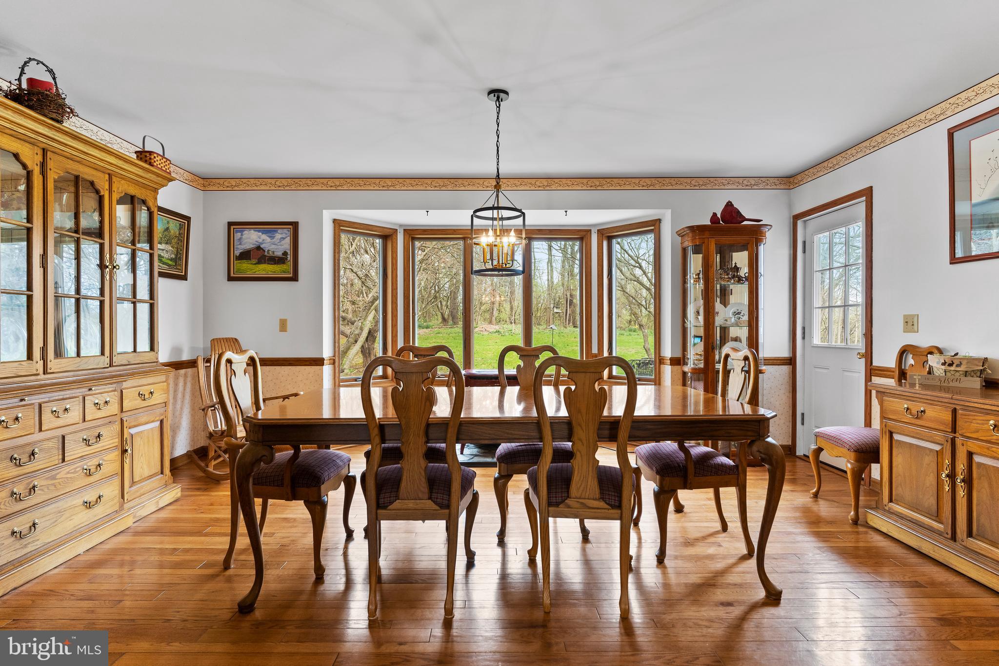540 Springfield Road Newville, PA 17241 - Photo 15 of 59 a view of a dining room with furniture window and wooden floor