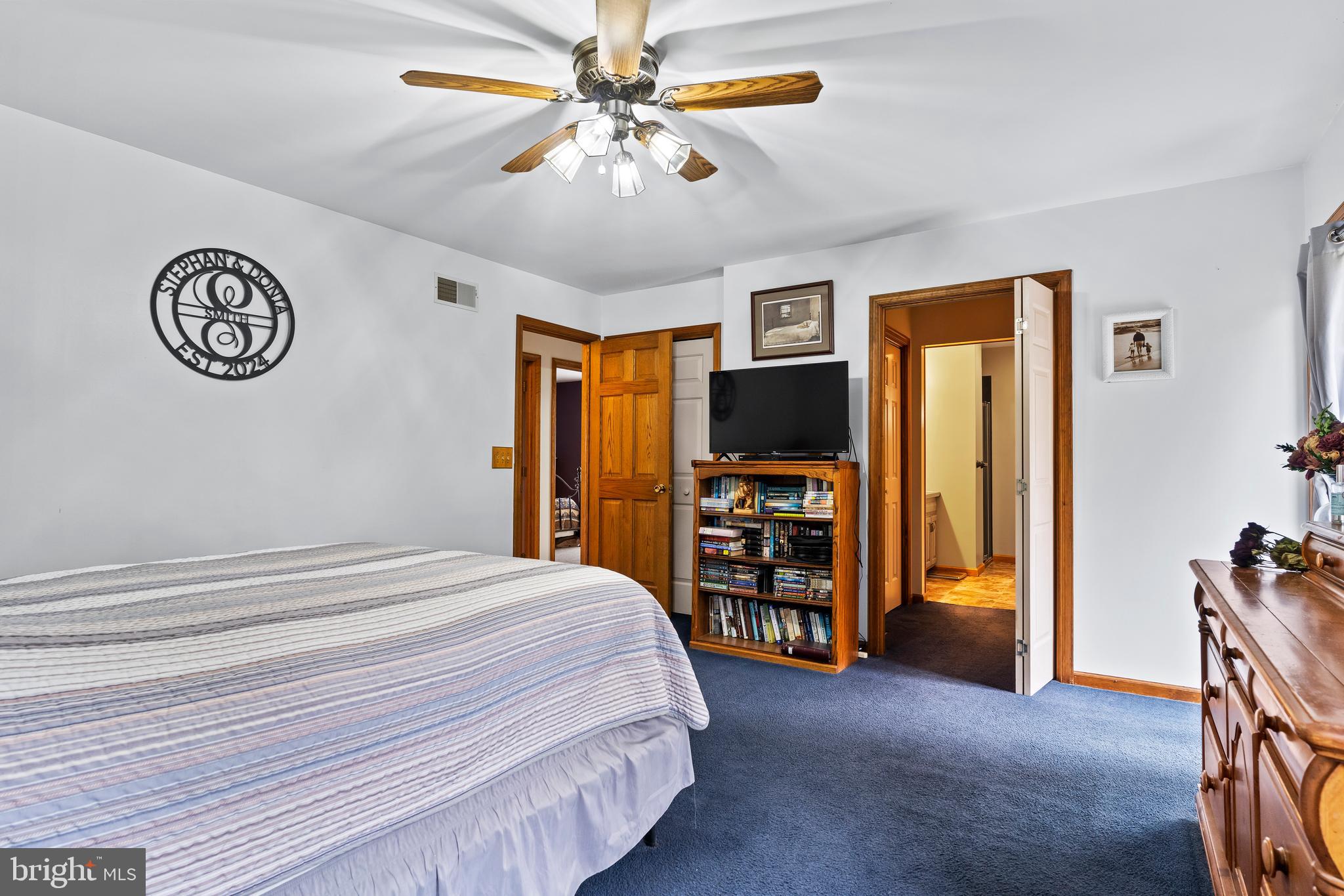 540 Springfield Road Newville, PA 17241 - Photo 26 of 59 a bedroom with a bed and a flat screen tv