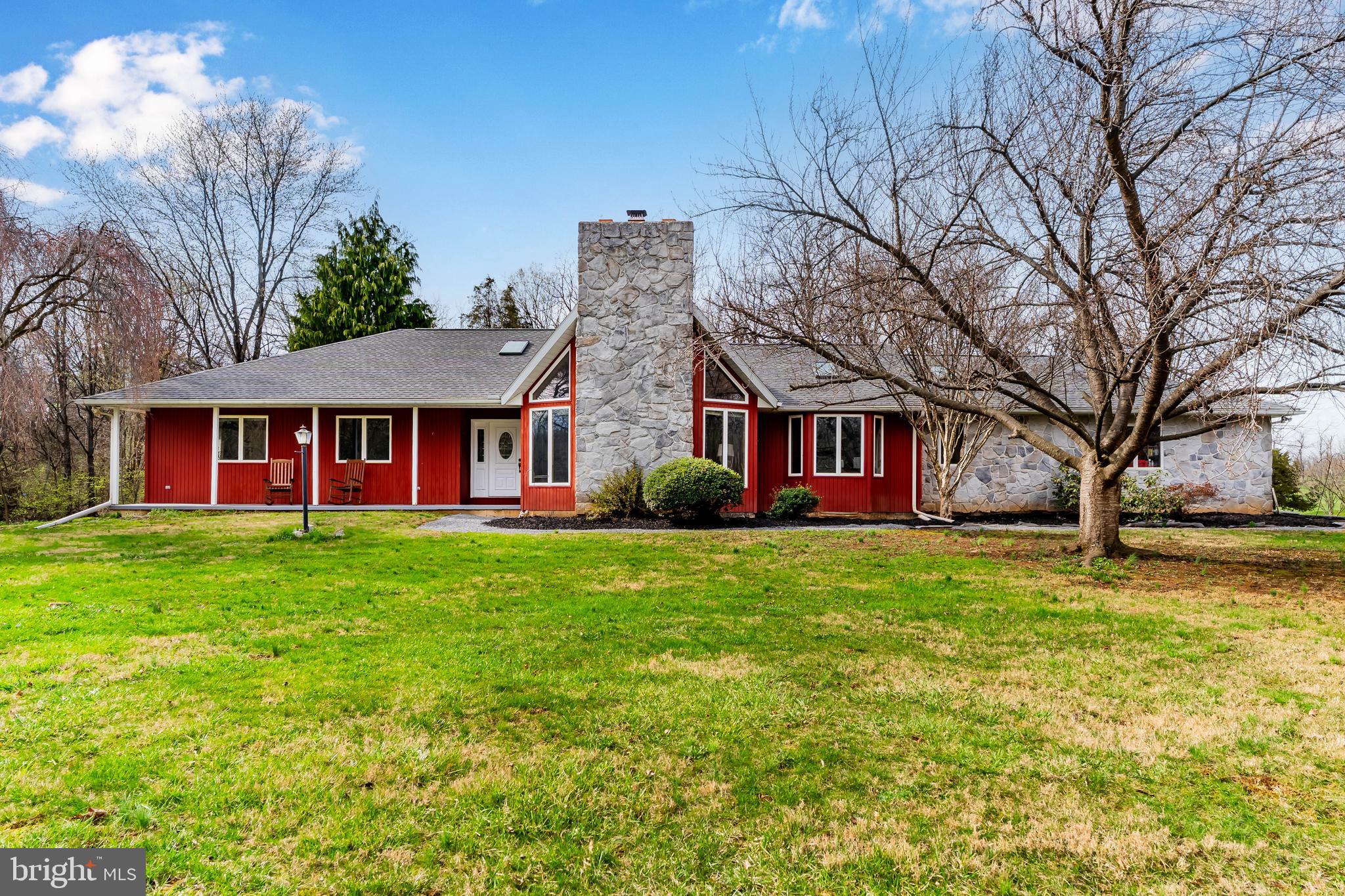 540 Springfield Road Newville, PA 17241 - Photo 43 of 59 a view of a house with a big yard and large trees