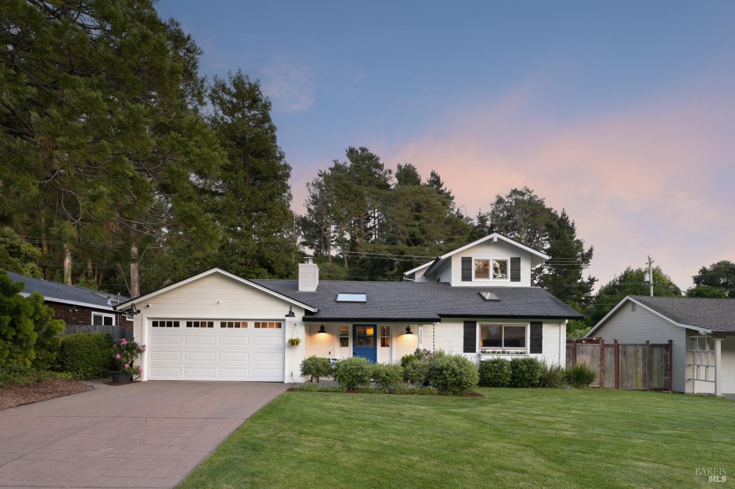 305 Ricardo Road Mill Valley, CA 94941 - Photo 1 of 1 a front view of a house with a garden and plants