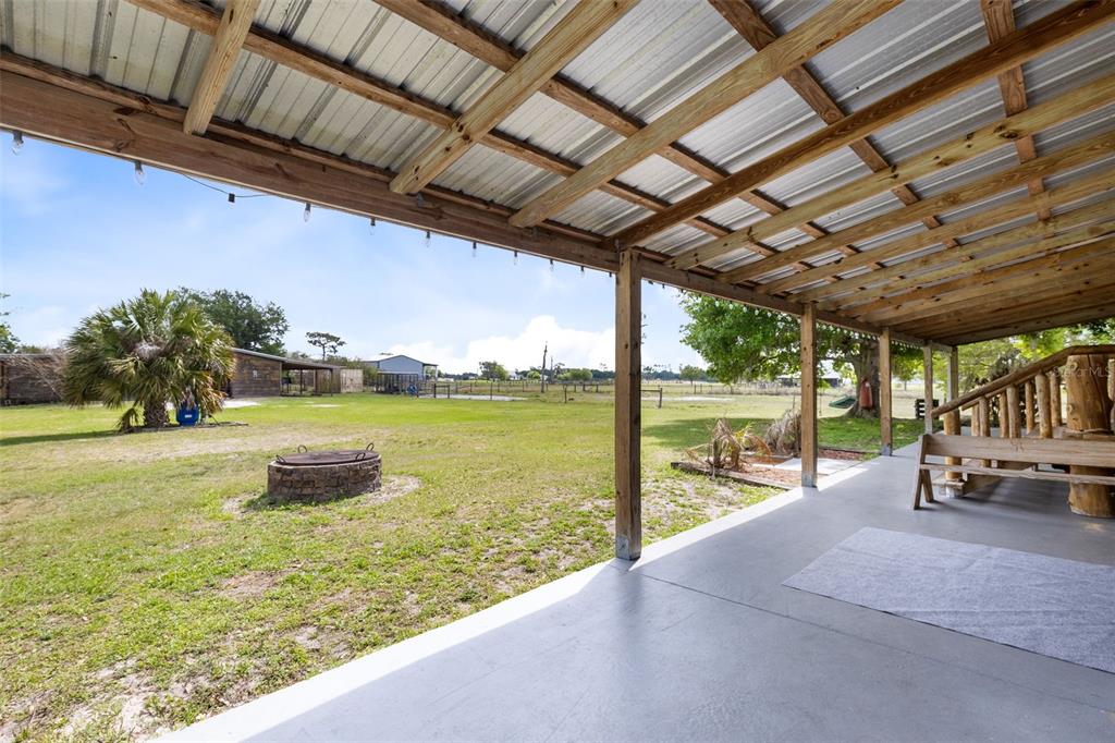 3591 North Canoe Creek Road Kenansville, FL 34739 - Photo 26 of 42 a view of swimming pool with outdoor seating
