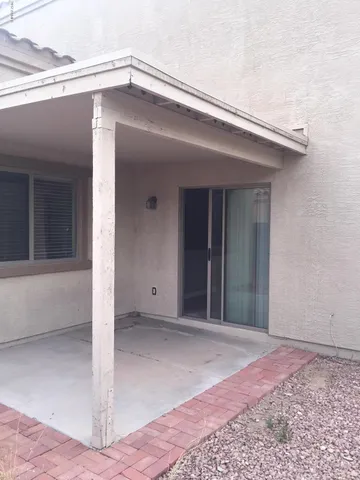a view of a house with a balcony