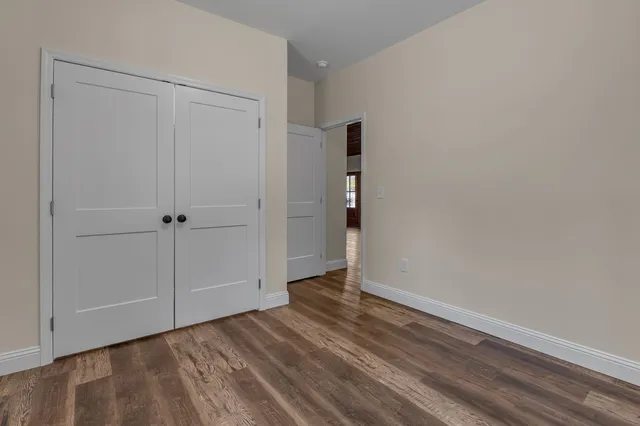 wooden floor in an empty room