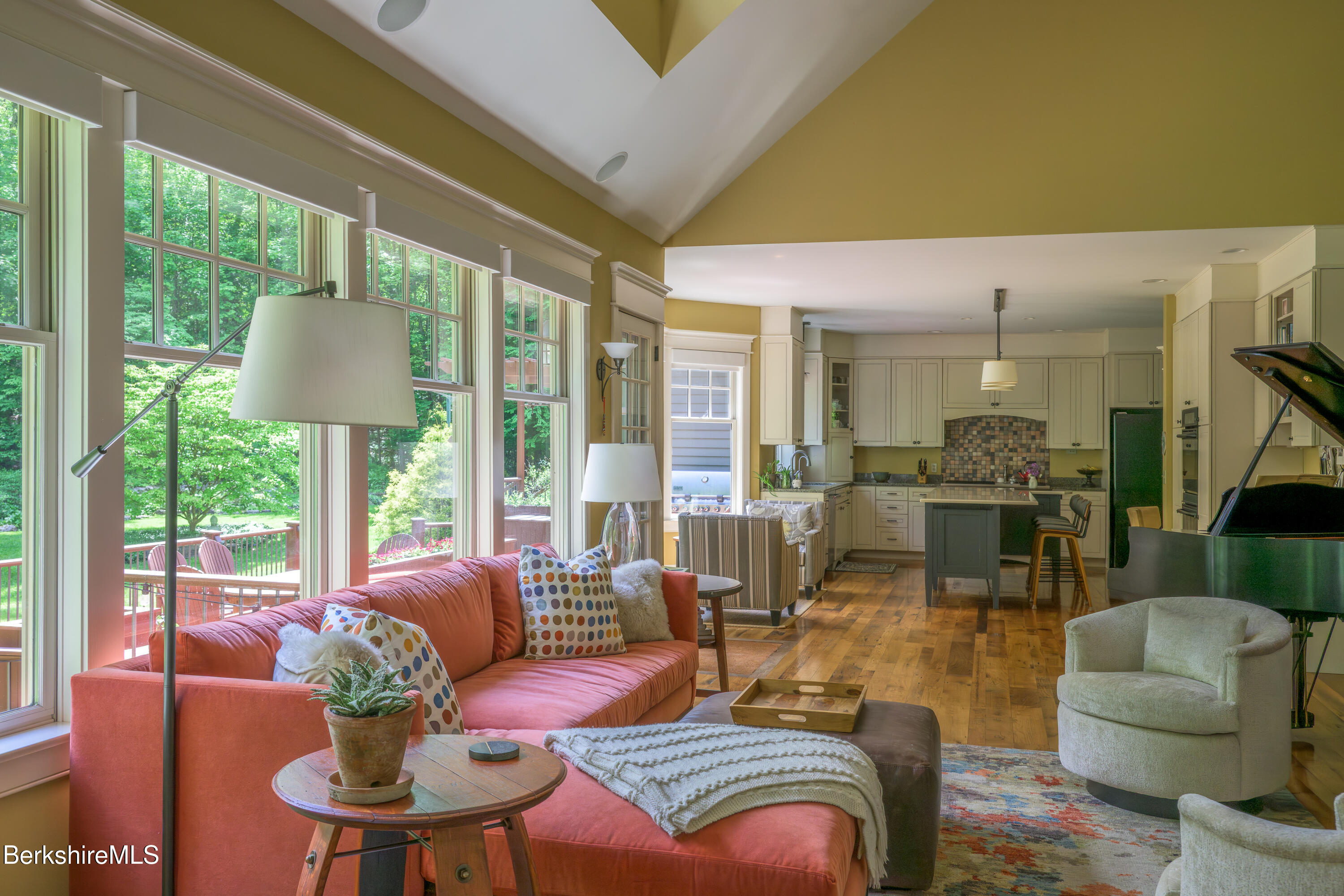 430 Lenox Road Richmond, MA 01254 - Photo 20 of 66 a living room with furniture and a large window