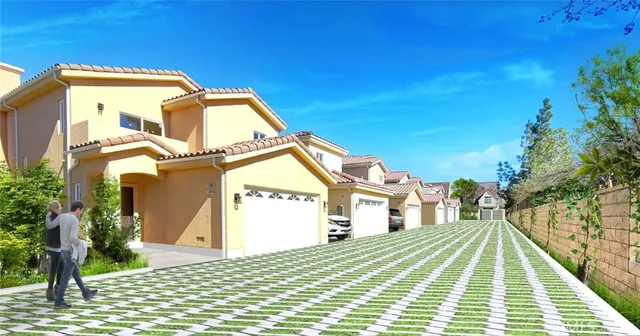 a view of a house with a swimming pool