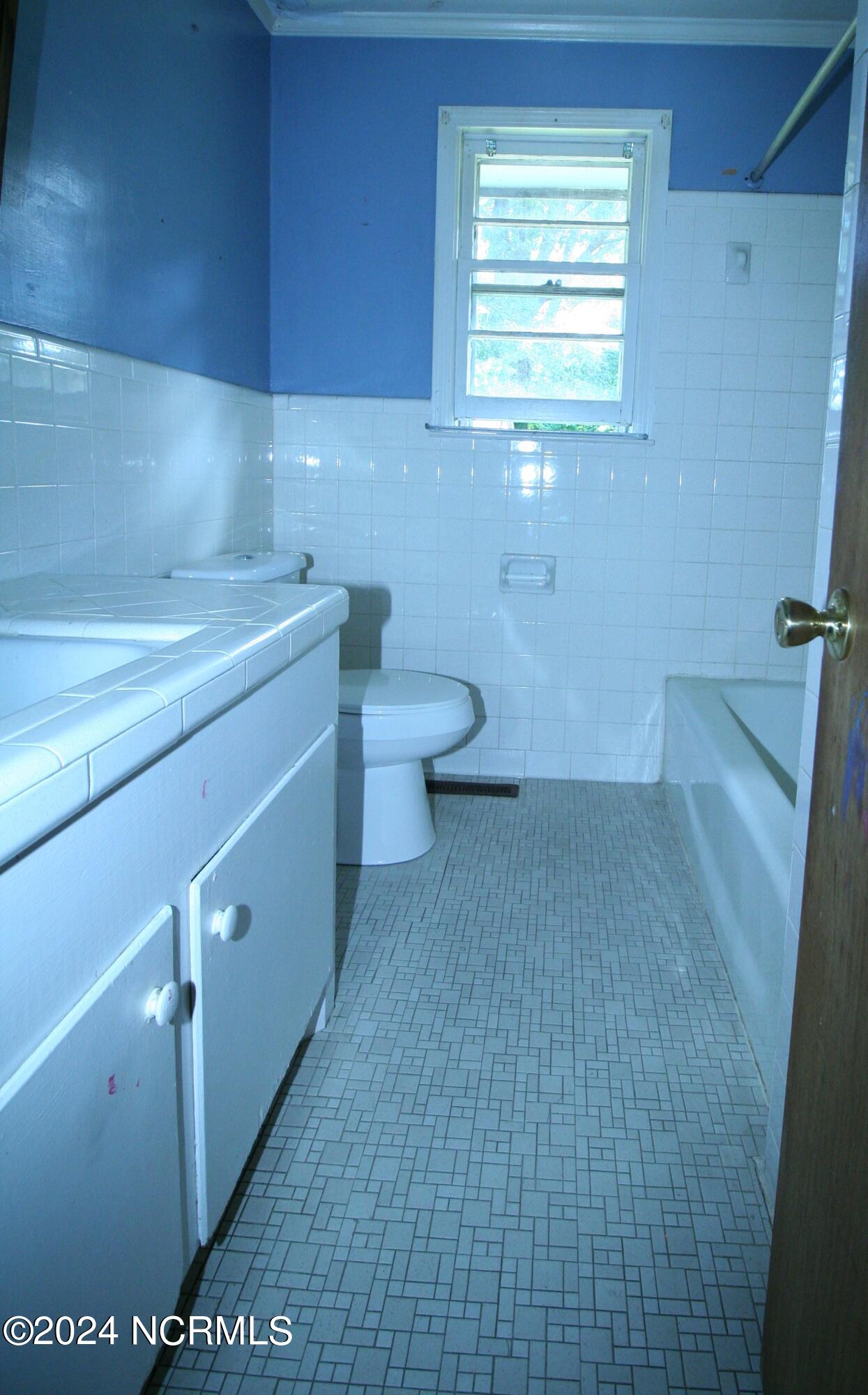 731 Newland Road Roper, NC 27970 - Photo 10 of 21 Tiled Bathroom