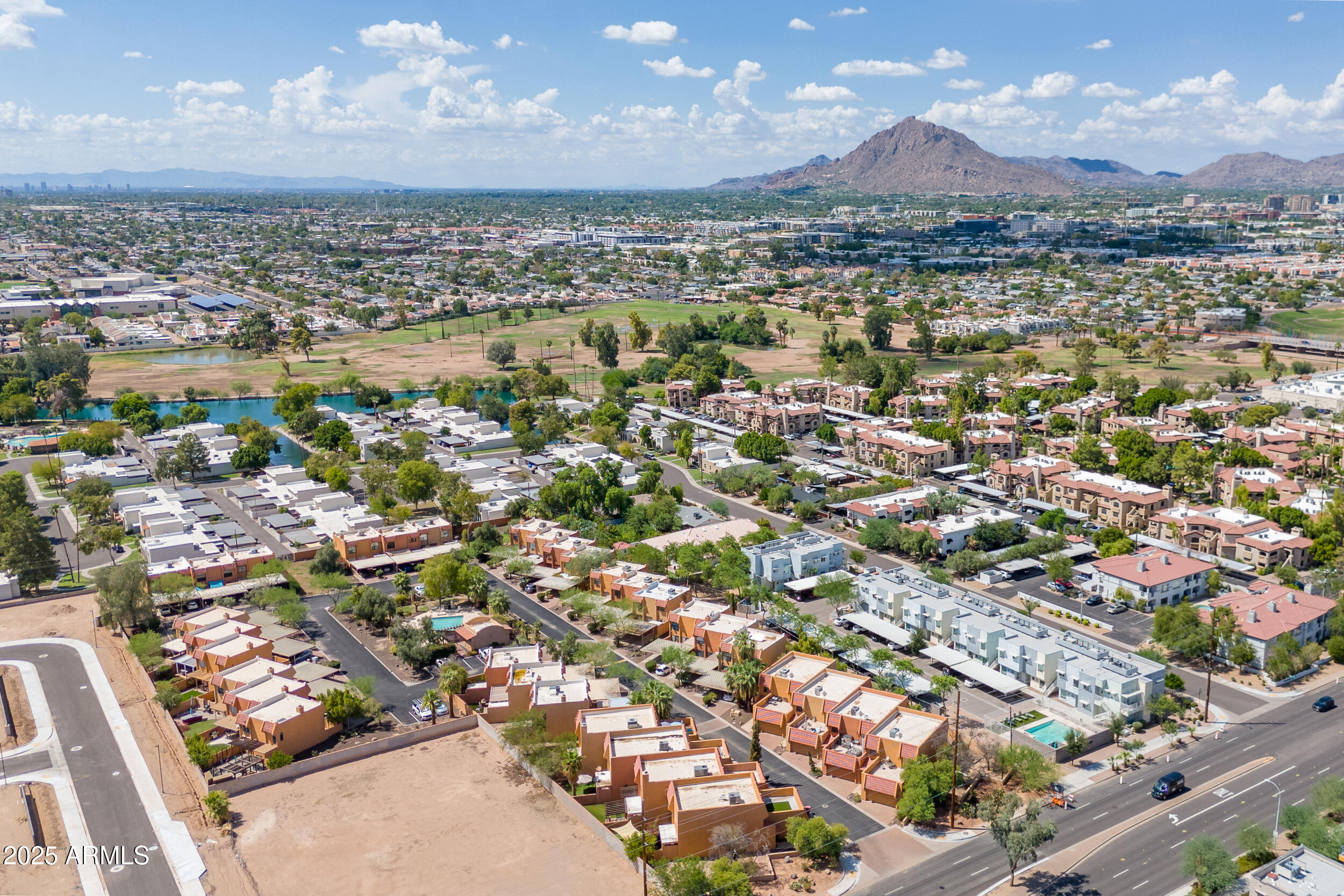 2500 North Hayden Road, Unit 15 Scottsdale, AZ 85257 - Photo 28 of 34 an aerial view of residential houses with outdoor space