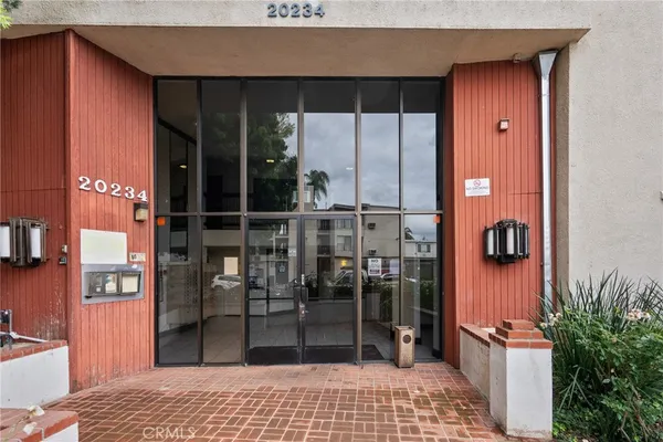 a view of front door