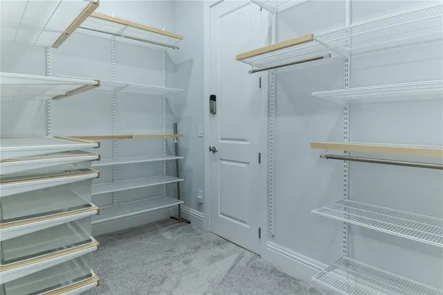 a view of walk in closet