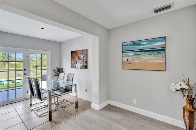 a workspace with furniture and a window