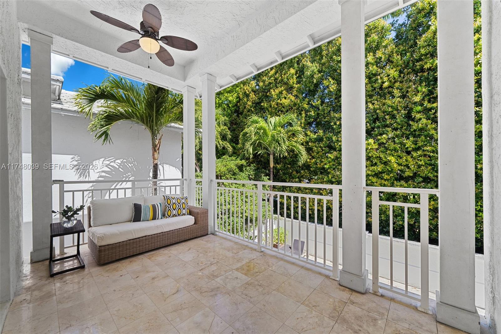 6 Coconut Lane Key Biscayne, FL 33149 - Photo 25 of 49 a view of porch with furniture