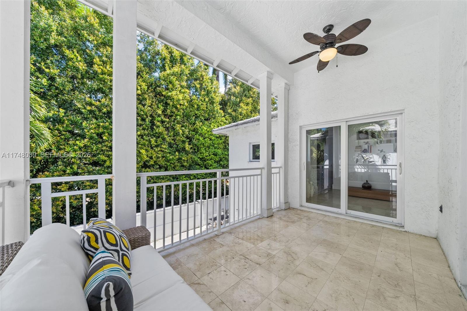 6 Coconut Lane Key Biscayne, FL 33149 - Photo 26 of 49 a view of a balcony
