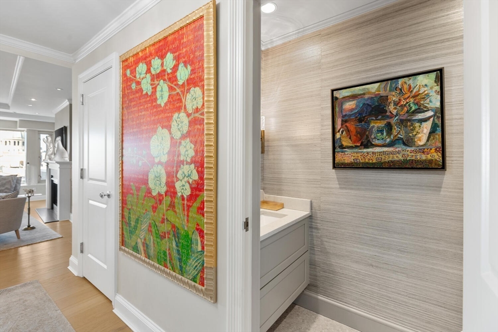 100 Belvidere Street, Unit 7A Boston, MA 02199 - Photo 17 of 40 a view of painting on the wall