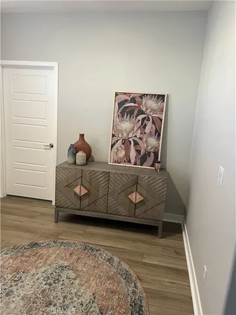 a view of a two chairs in the room