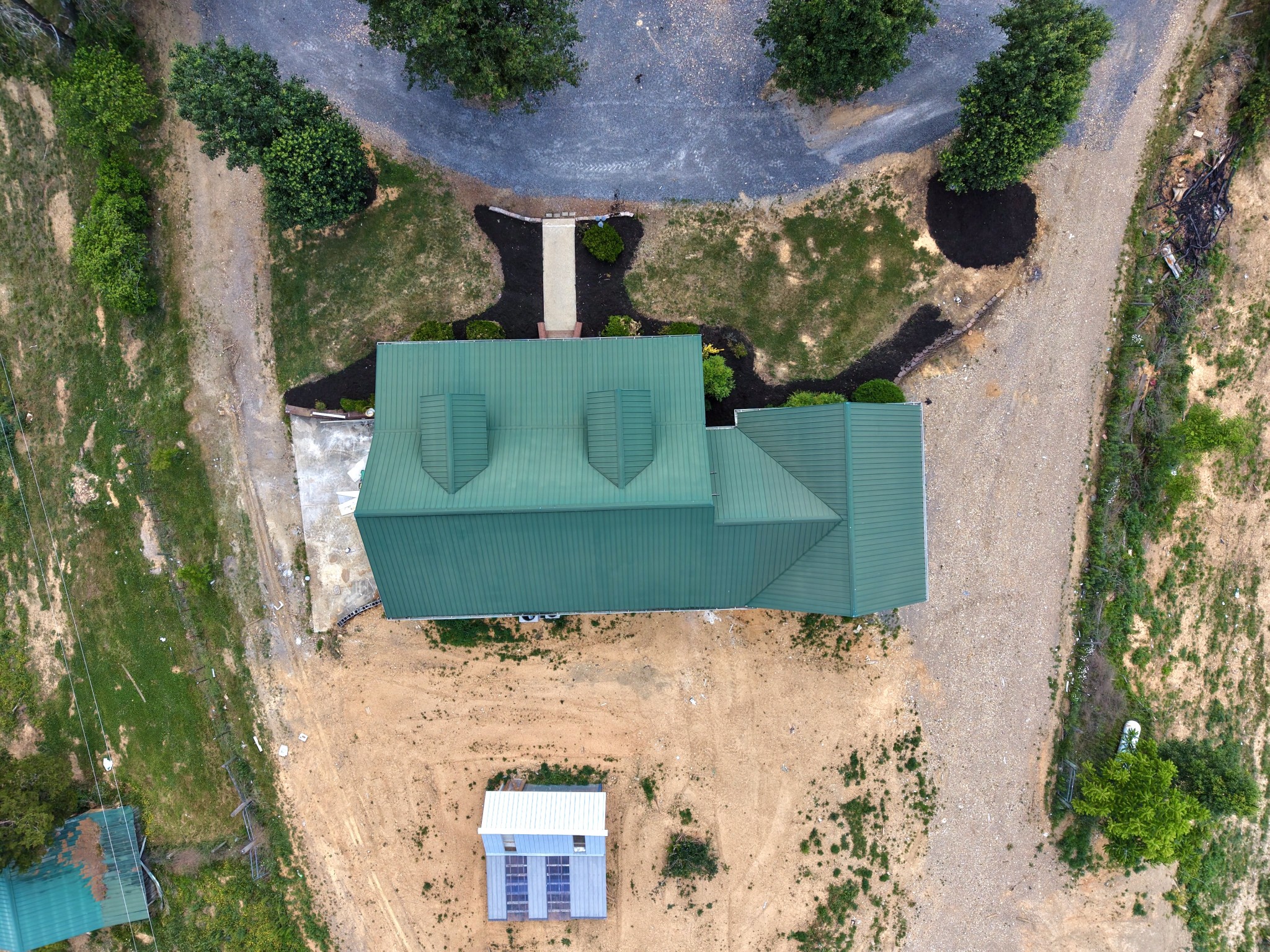 6701 McCormick Ridge Road Whitleyville, TN 38588 - Photo 62 of 63 an aerial view of a house with a yard