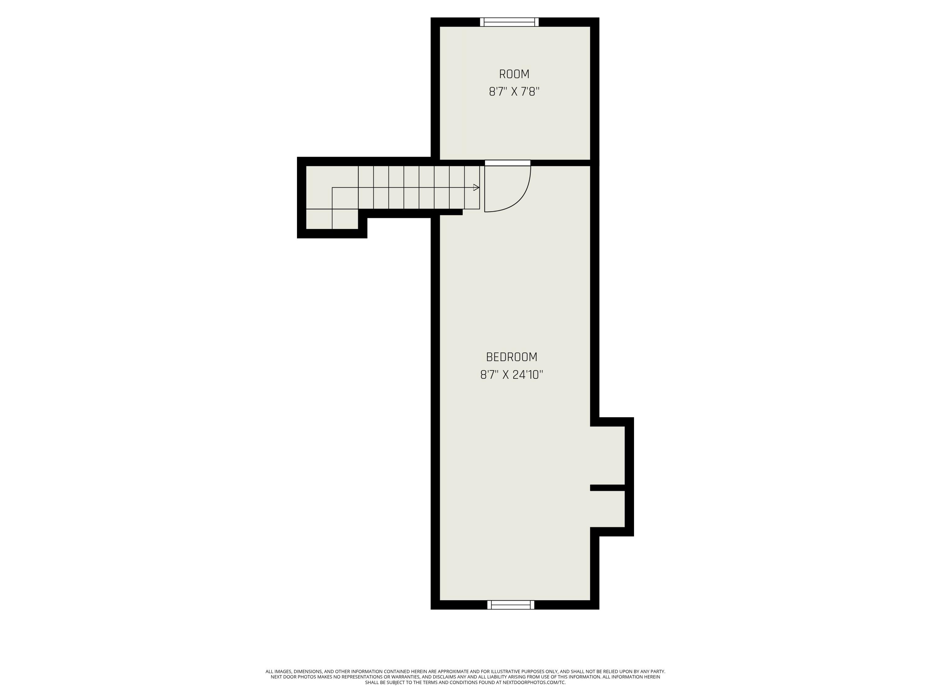 326 22nd Street Jackson, MI 49203 - Photo 21 of 22 Upper Level Floor Plan