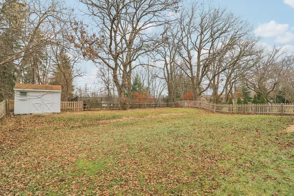 a view of outdoor space with deck and tree