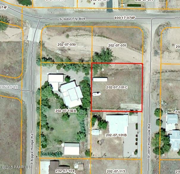 18524 Jerry Holbrook Road Peeples Valley, AZ 86332 - Photo 1 of 1 Lot 54 aerial