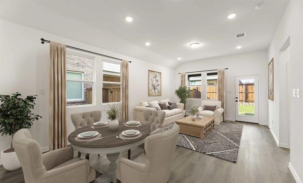 14200 Gallatin Street Pilot Point, TX 76258 - Photo 8 of 14 a living room with furniture and wooden floor