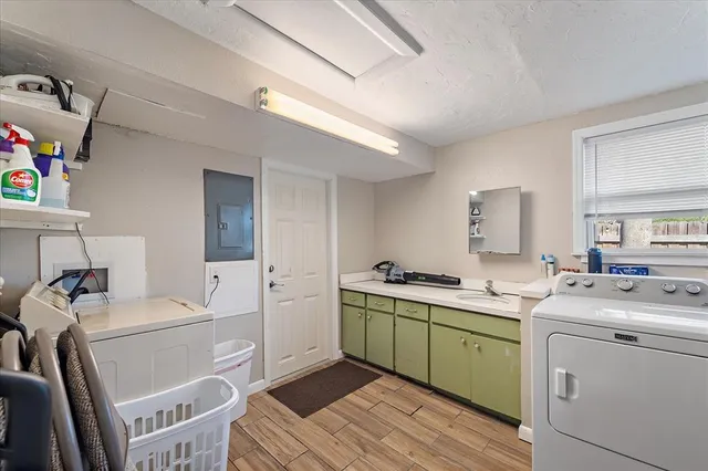 a bed room with a bed and a window