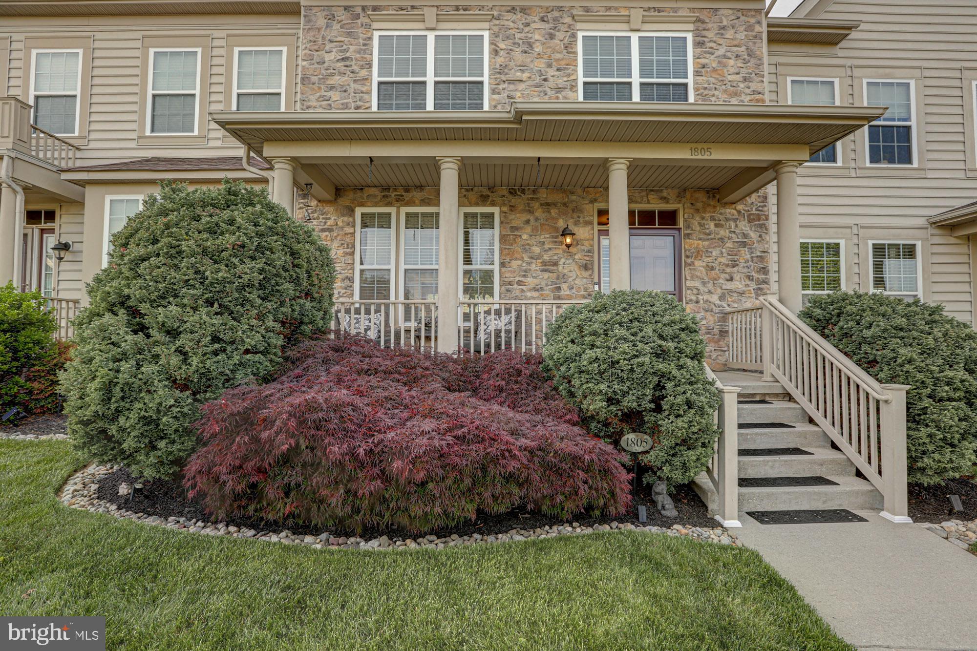 1805 North Pollock Way Middletown, DE 19709 - Photo 4 of 84 Charming entrance with lush landscaping.
