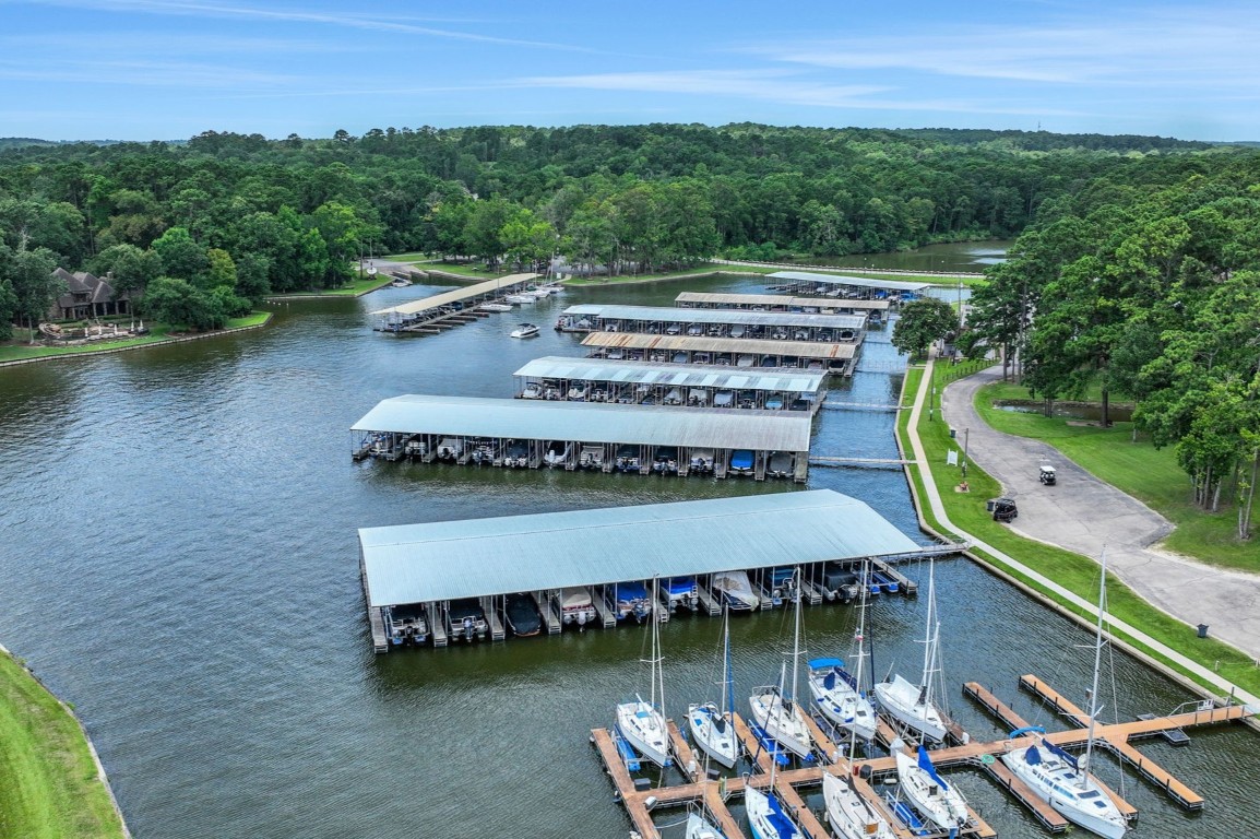 207 Green Tree Drive Coldspring, TX 77331 - Photo 19 of 20 a view of a swimming pool with a patio and a garden