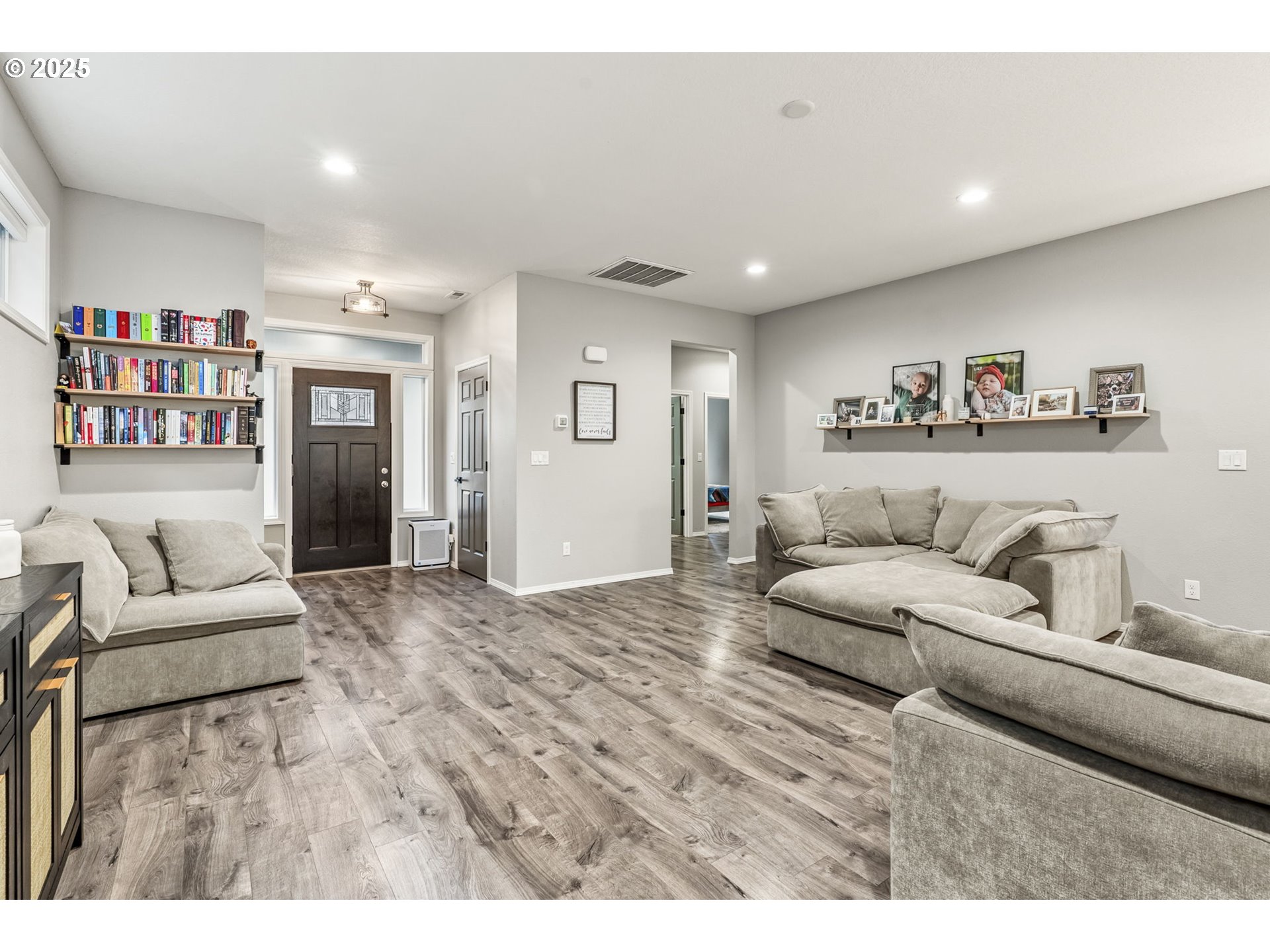 1783 Lewis River Road Woodland, WA 98674 - Photo 5 of 32 a living room with furniture and a flat screen tv