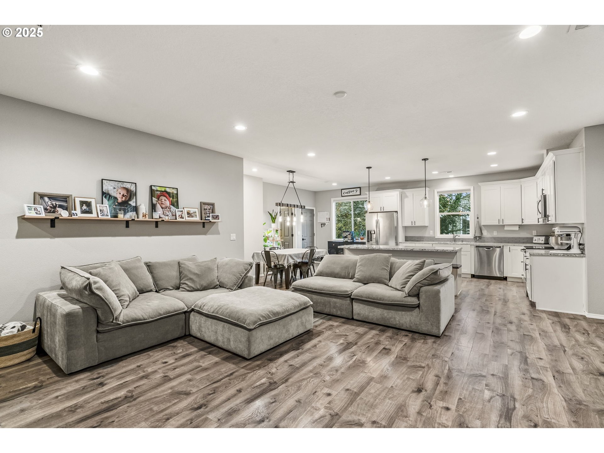 1783 Lewis River Road Woodland, WA 98674 - Photo 7 of 32 a living room with furniture and view of kitchen