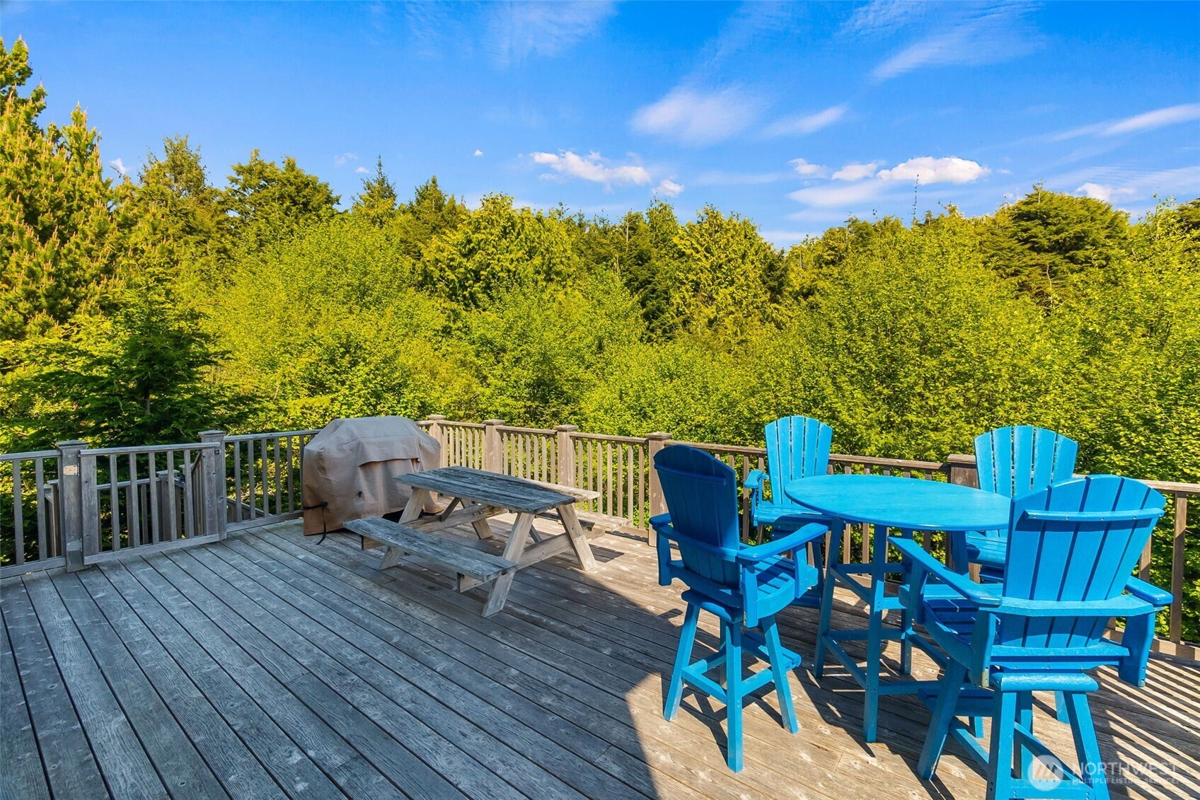 81 Compass Street Pacific Beach, WA 98571 - Photo 35 of 40 a view of a deck with furniture and outside space