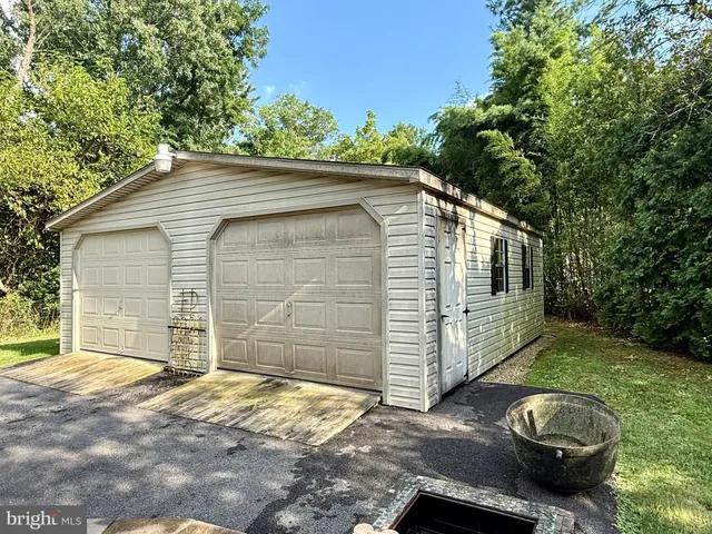 a backyard of a house