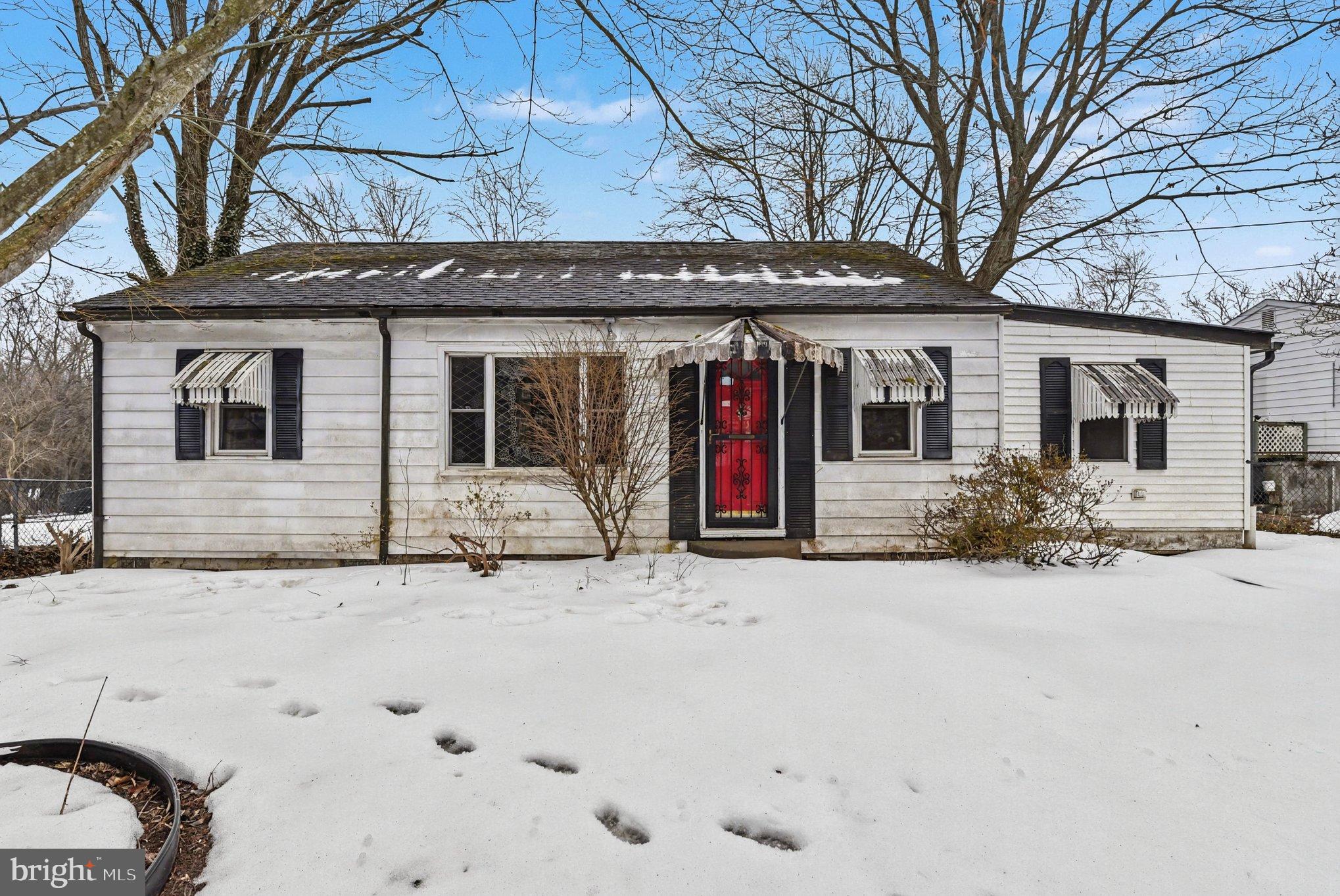 1433 Old Philadelphia Road Aberdeen, MD 21001 - Photo 2 of 32 a view of a house with a snow in front of it