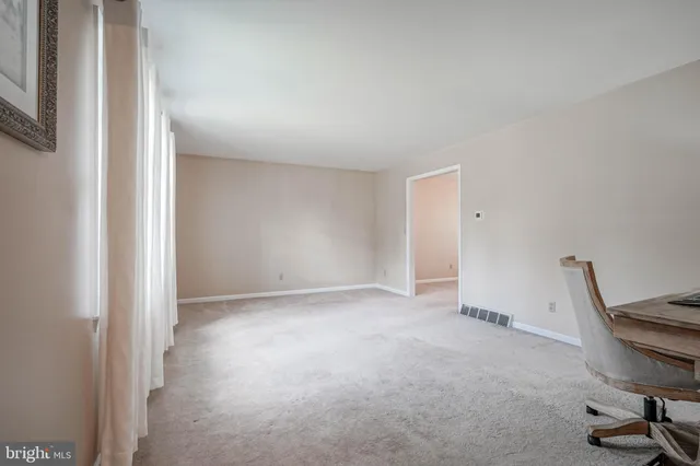 a view of workspace with a window