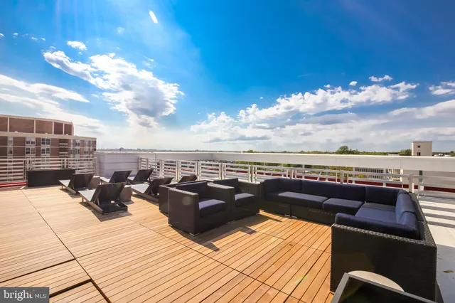 wooden view of entryway with a bike