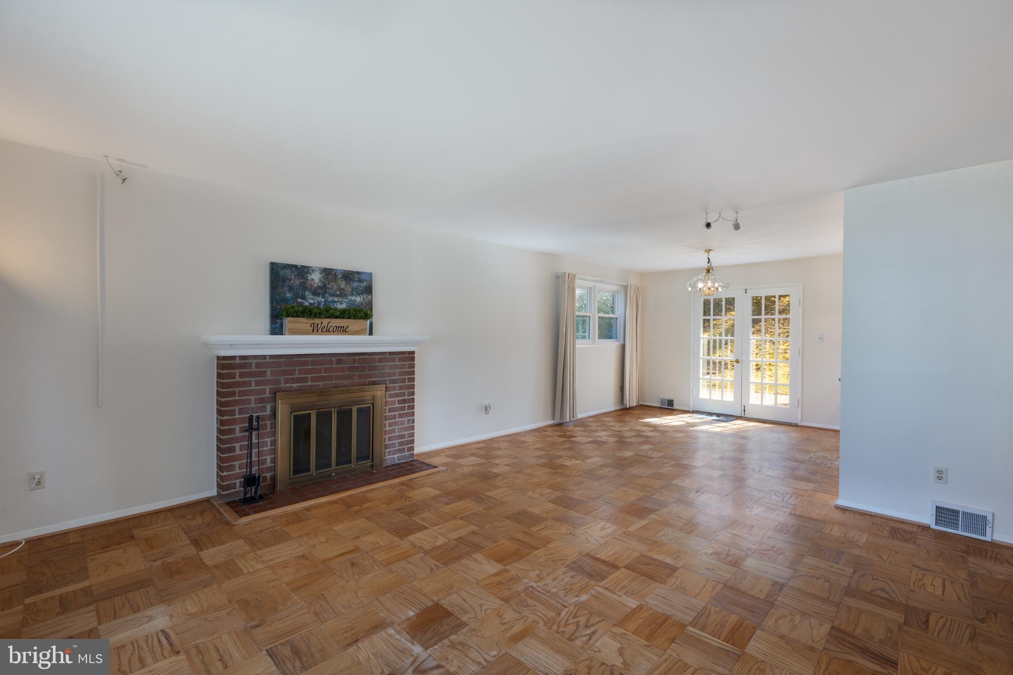 7414 Gary Street Springfield, VA 22150 - Photo 7 of 34 living room with fireplace