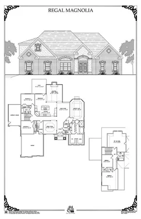 a front of a house with a garden