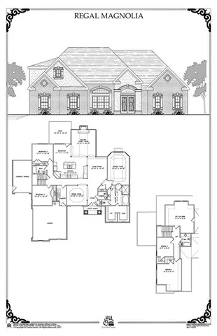 a front of a house with a garden