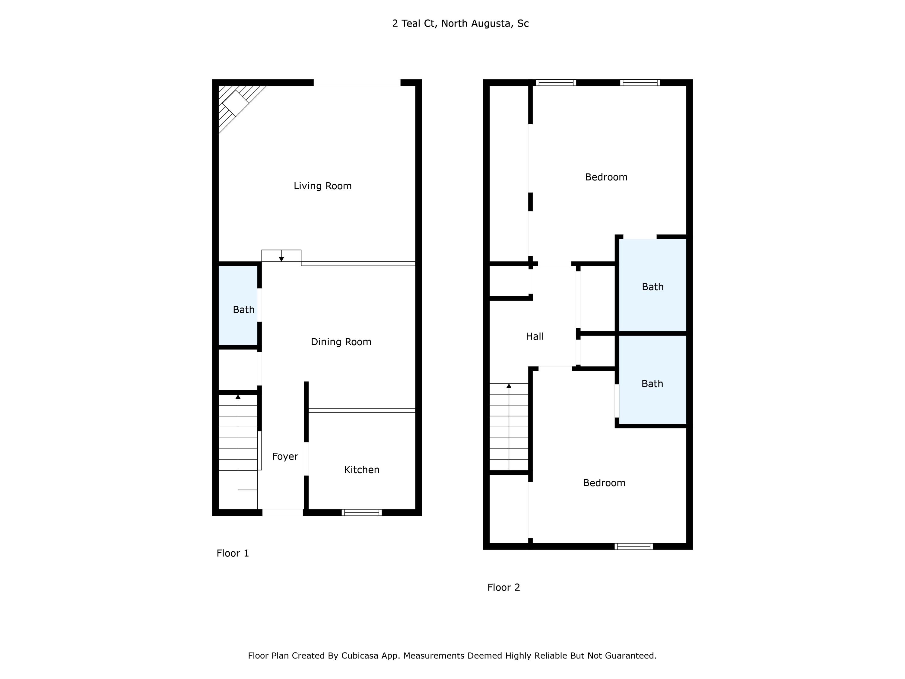 5 Teal Court North Augusta, SC 29841 - Photo 38 of 38 2 Teal Ct Floor Plan