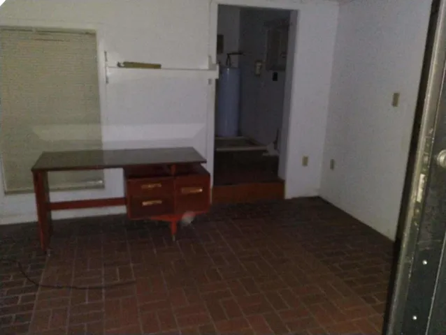 a view of a livingroom with a chandelier