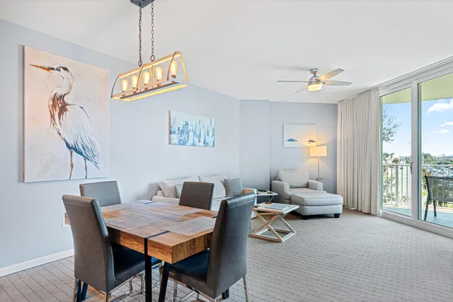 a view of a livingroom with furniture and window