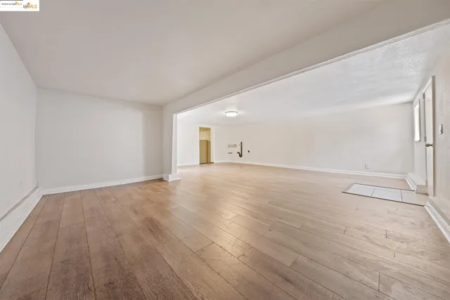 wooden floor in an empty room