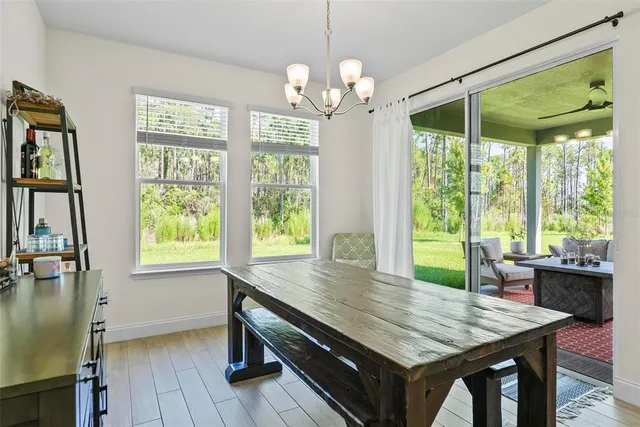 a bedroom with a bed and furniture