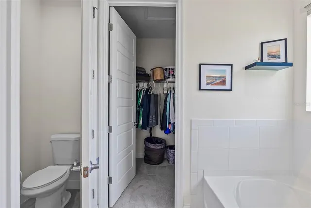 a view of a backyard with garden