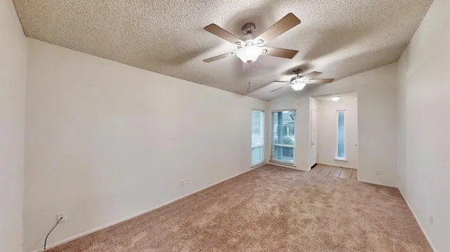 en view of an empty room