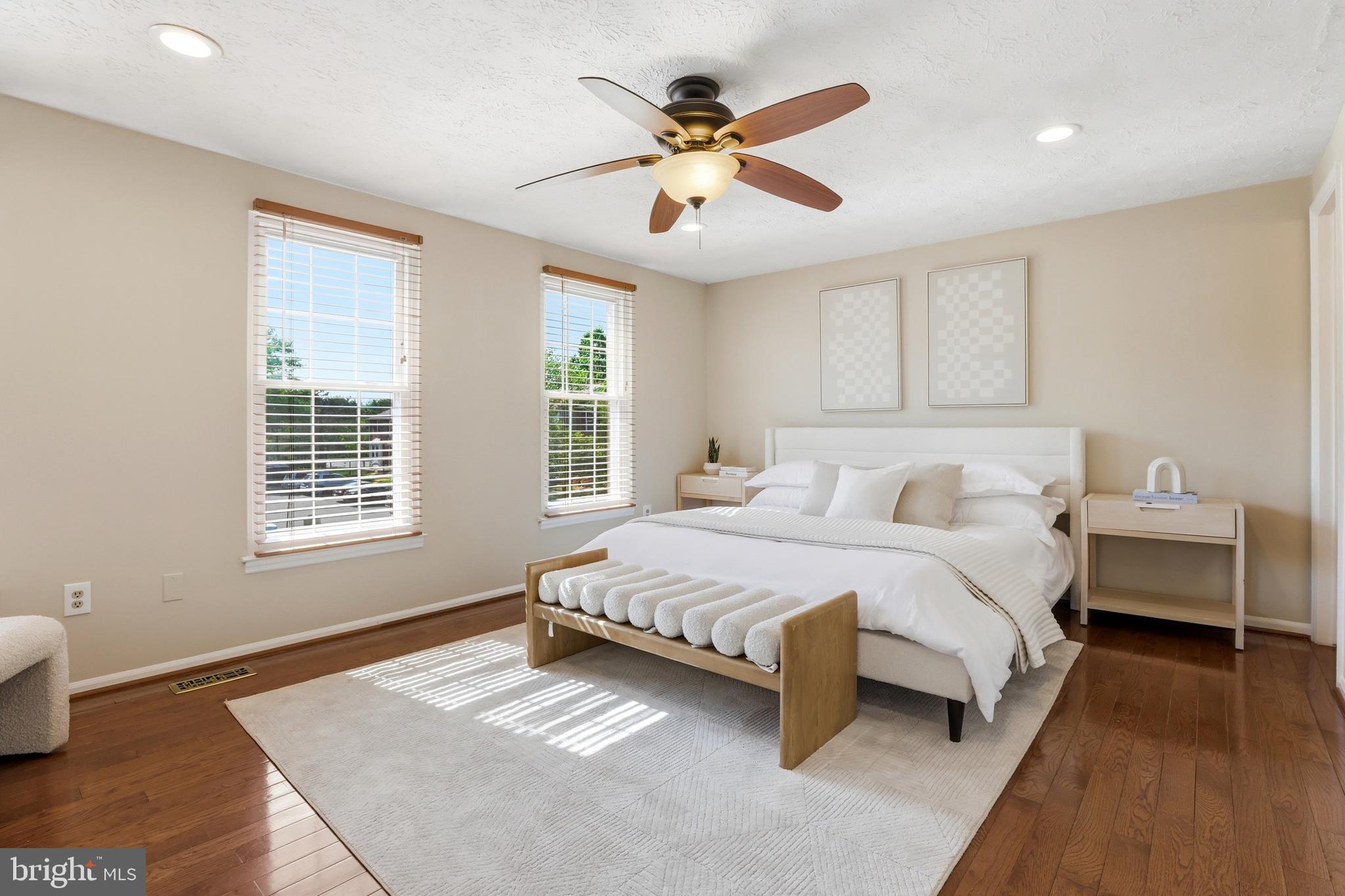 6167 Morning Glory Road Alexandria, VA 22310 - Photo 23 of 39 a spacious bedroom with a bed and window